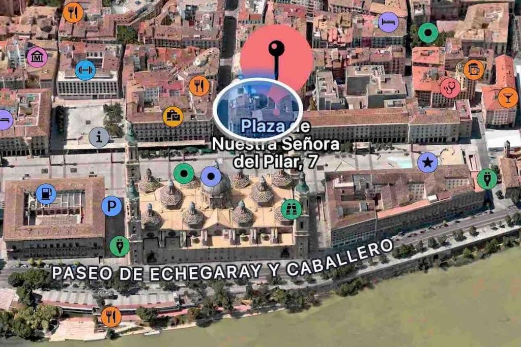 La Plaza Del Pilar Apartment Zaragoza Exterior photo